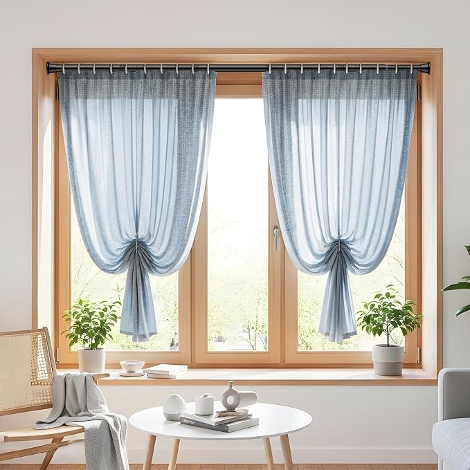 1Pcs Spring Tension Curtain Rod, No drilling Spring loaded Curtian rod - Image 5