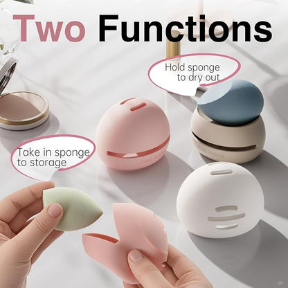 Makeup Sponge Holder Silicone Beauty Sponge Holder Makeup Blender Case - Image 2