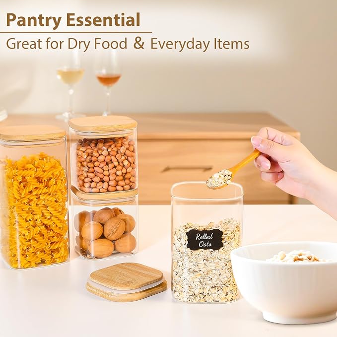 TBWIND 37oz Square Glass Storage Containers - Image 5
