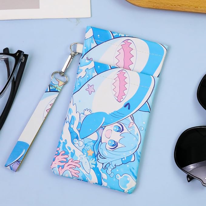 Double Eyeglass Case Soft Dual Glasses Case - Image 7