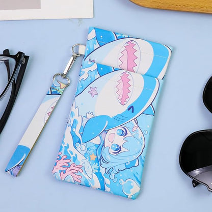 Double Eyeglass Case Soft Dual Glasses Case - Image 7