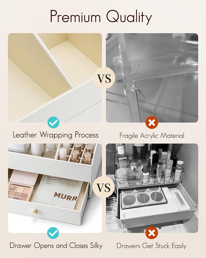 Vlando Makeup Organzier, Vanity Organizer - Image 7