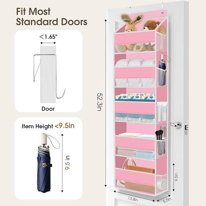 5-Tier Over The Door Organizer Hanging Storage Organizers - Image 2
