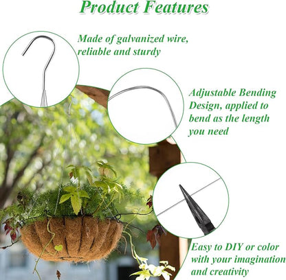 24 Inch Orchid Wire Plant Hangers - Image 3