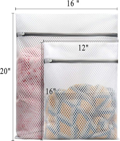 Muchfun 5Pcs Durable Honeycomb Mesh Laundry Bags - Image 5