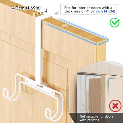 Over The Door & Wall Mount Ironing Board Hanger - Image 4