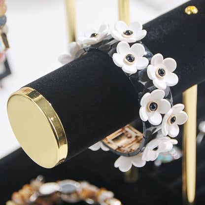 Bracelet Holder, 3 Tier Bracelet Display Holder, Detachable Velvet Jewelry - Image 4