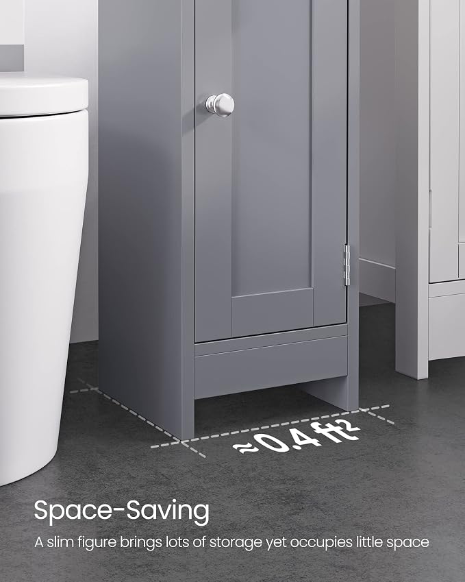 VASAGLE Small Storage Corner Floor Cabinet - Image 7