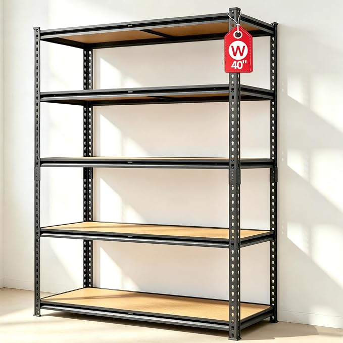 71.9" H 39.4" W Garage Shelving 3000lbs Garage Storage Shelves, Adjustable by MetalStorageCabinet
