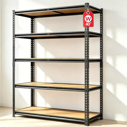 71.9" H 39.4" W Garage Shelving 3000lbs Garage Storage Shelves, Adjustable by MetalStorageCabinet