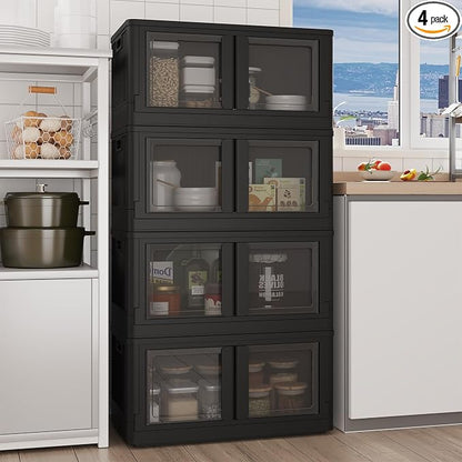 FLEXIMOUNTS 304 QT Stackable Storage Bins by FLEXIMOUNTS