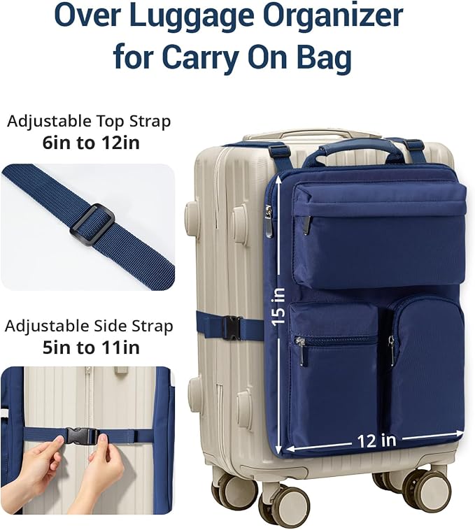 Over Luggage Organizer Bag for Suitcase - Image 3