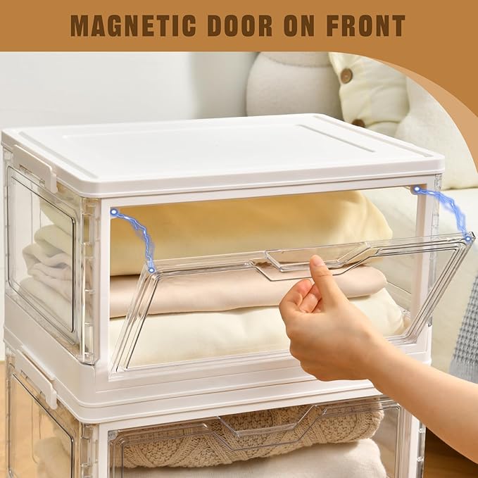 Freebat Collapsible Plastic Storage Bins - Image 2