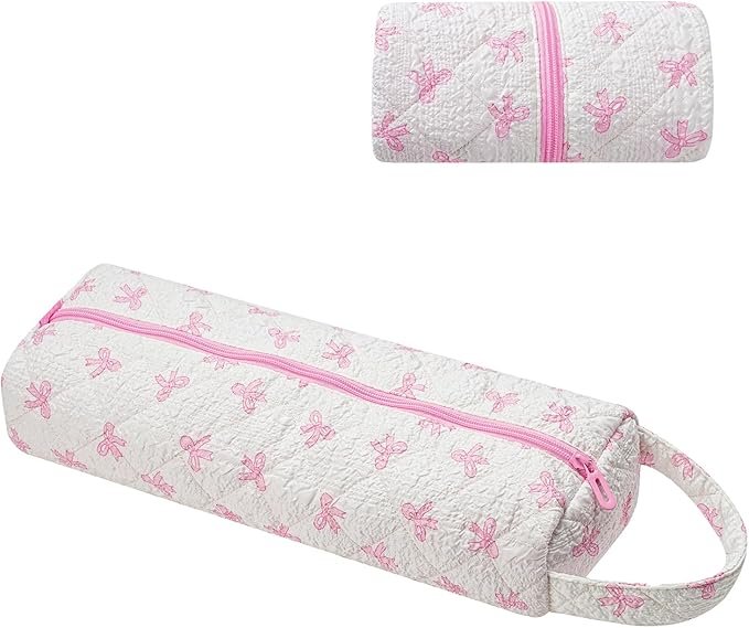 Quilted Hair Tools Travel Bag，Hair Styling Accessories Storage Case by RSRSLEII