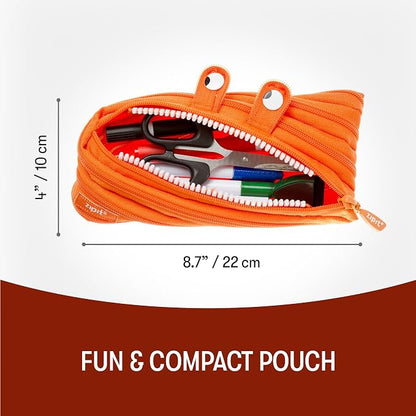 ZIPIT Monster Pencil Case for Kids, Cute Zipper Pouch for Boys Girls and Teens - Image 2