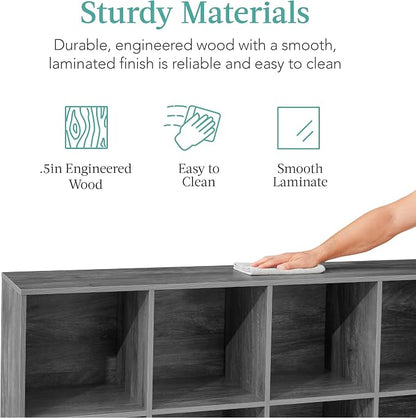 Best Choice Products 8-Cube Storage Organizer, 11in Shelf Opening, Display Shelf - Image 6