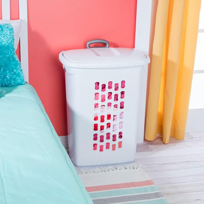 Sterilite 3-Pack Ultra Wheeled Hamper, Laundry Basket w/ Flip-Top Lid & - Image 6