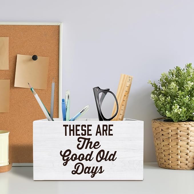 Inspirational Pen Holder for Desk, Motivational Quote Pencil Organizer - Image 3