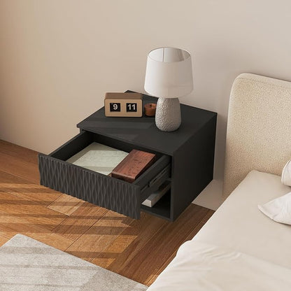 Floating Nightstand Set of 2, Modern Bedside Tables - Image 8