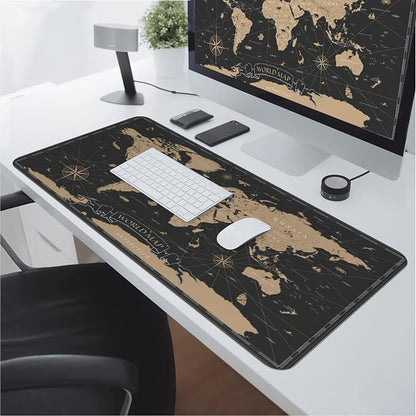 Desk Mat, Vintage World Map Extended Gaming Mouse Pad - Image 7