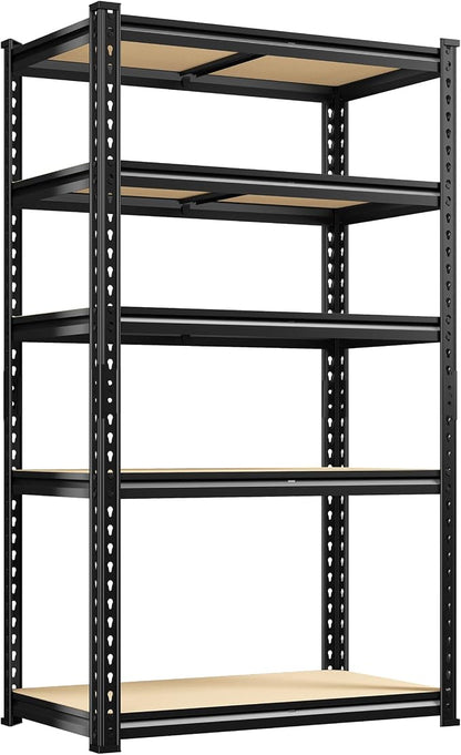 REIBII Storage Shelves 1600LBS Garage Shelving Heavy Duty Metal Shelving 5 Tier by REIBII
