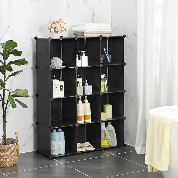 SONGMICS Cube Storage Organizer, Book Shelf, Closet Organizers and Storage - Image 2