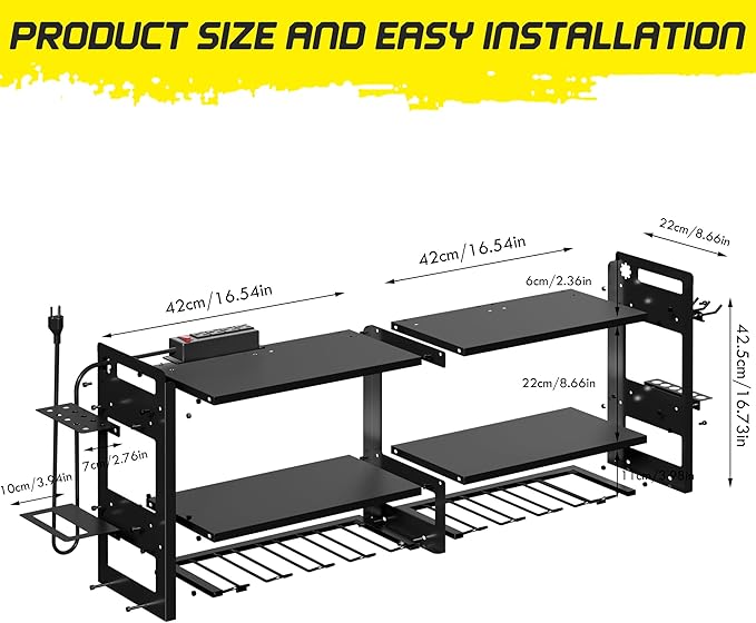 TOPRINCE Large Power Tool Organizer Wall Mount - Image 5