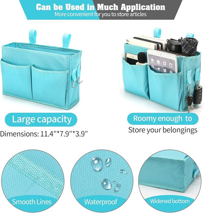 Bseash Bunk Bed Organizer, Bedside Caddy Hanging Bed Organizer Storage Bag - Image 3