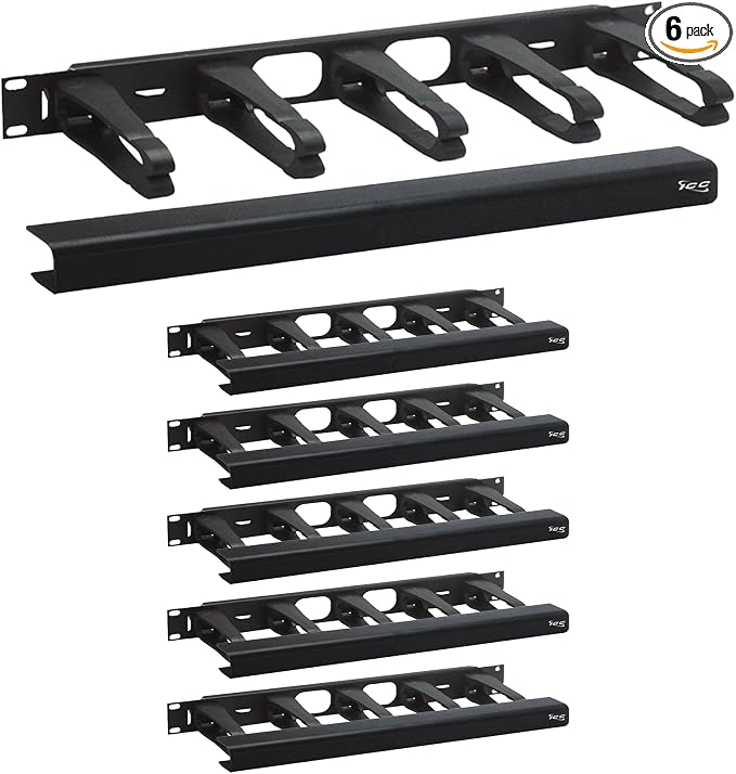ICC 1U Ring Cable Manager Panel by ICC