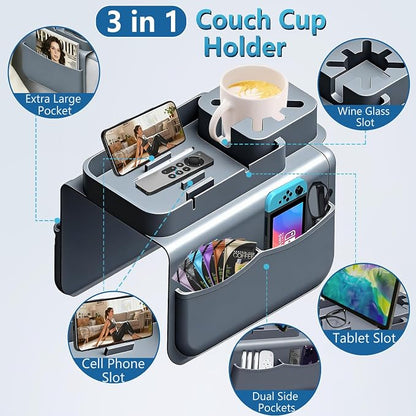 Silicone Couch Cup Holder Tray - Image 5