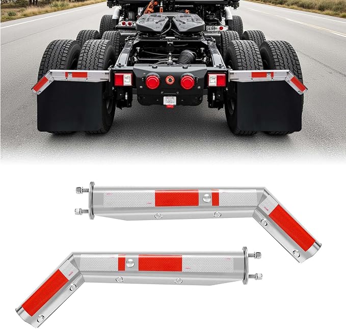 VEVOR Stainless Steel Angled Spring Loaded Mud Flap Hangers, 2-1/2" Bolt by VEVOR