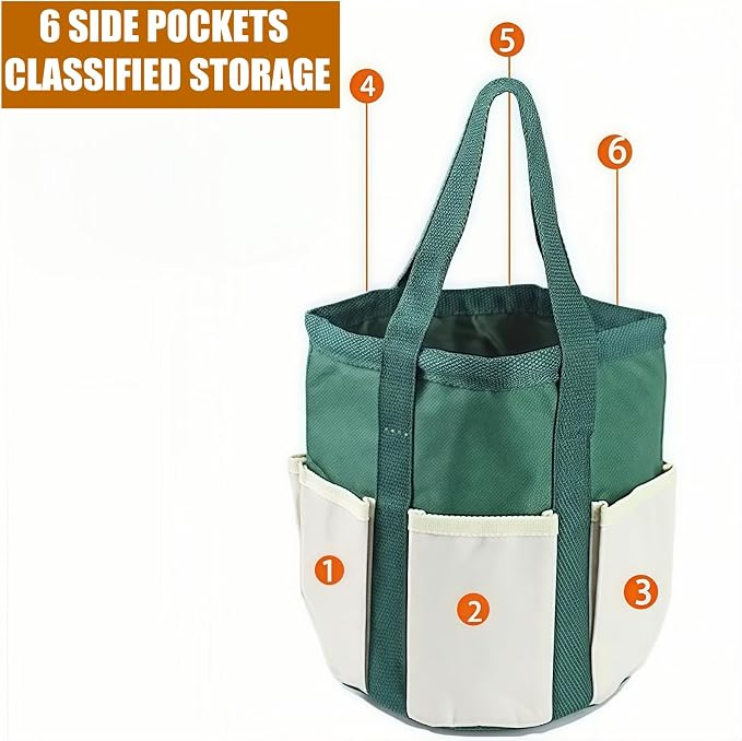 BLIRITEL Garden Tool Organizer, Waterproof Garden Tool Tote Bag - Image 4