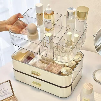 MIUOPUR Stackable Makeup Organizer Drawers, Bathroom Vanity Organizers and - Image 5