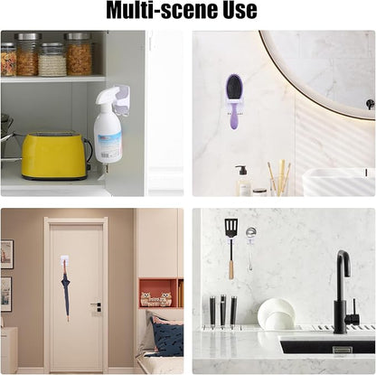 8Pcs Wall Mount Spray Bottle Holder, No Damage Strong Adhesive Bottle Hooks - Image 6