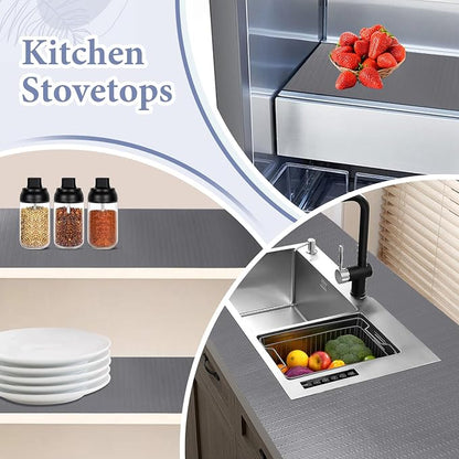 Drawer and Shelf Liner for Kitchen Cabinet: 23in X 20 Ft Non Slip Waterproof - Image 6