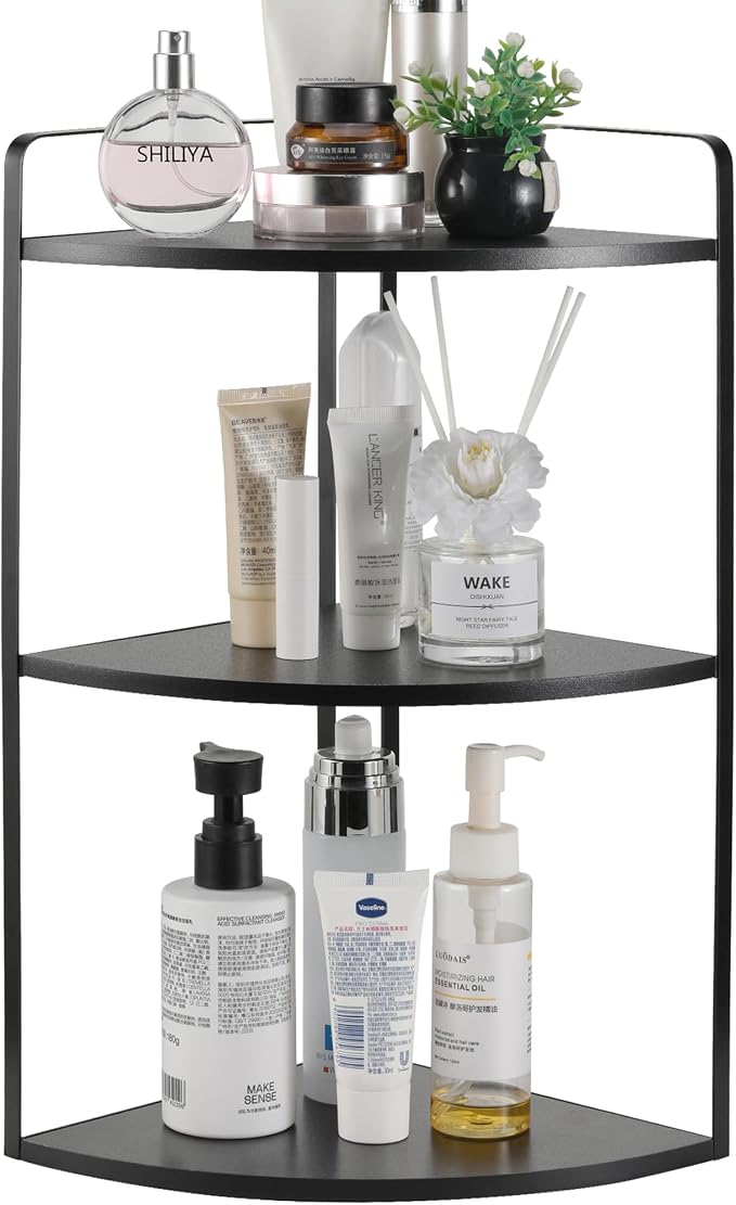 3 Tier Corner Bathroom Counter Organizer, Countertop Organizer, Vanity by OKLILIYA