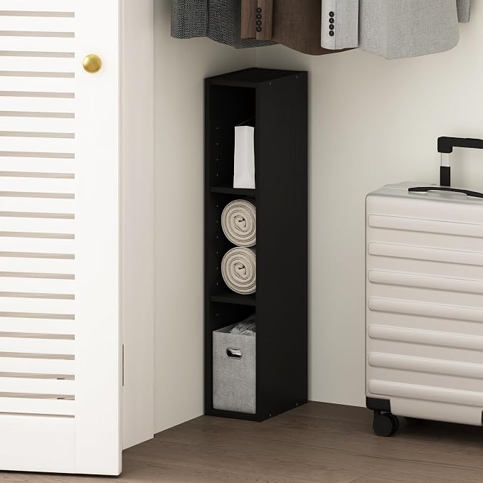 Furinno Reed 3-Tier Closet Organizers and Storage, Closet Organizer, Open Shelf by Furinno-FitsYourSpaceFitsYourBudget