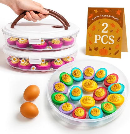 77L 2-Pack Deviled Egg Container by 77L