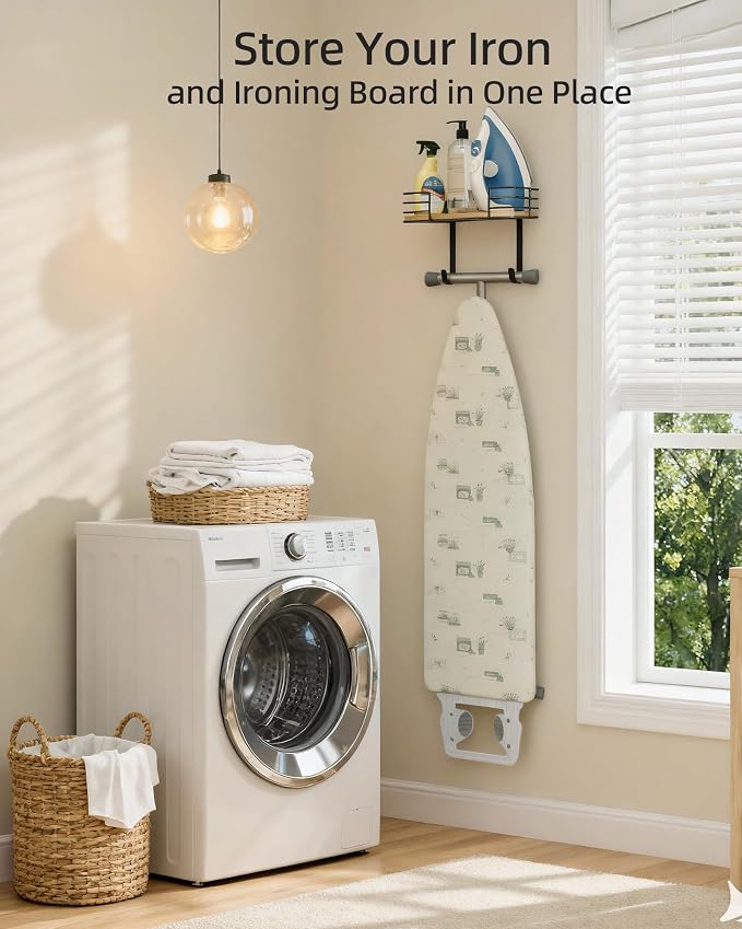 THYGIFTREE Ironing Board Holder Wall Mount - Image 6