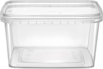 NYHI 32 oz 20 Pack Square Clear Deli Containers - Image 7