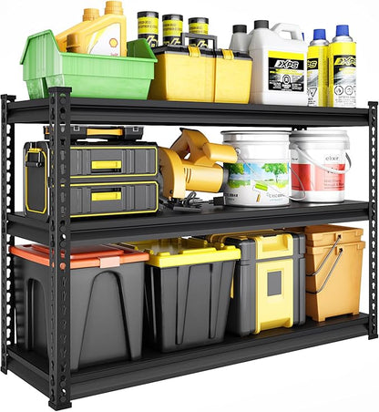 48" W Garage Shelving Heavy Duty, 1500LBS Loads Adjustable Garage Storage by SDXYSTCE
