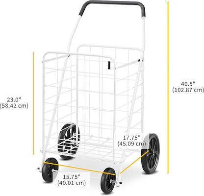 Whitmor Deluxe Utility Foldable Shopping Cart - Image 3