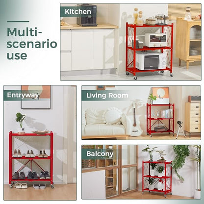 DEANIC 3 Tier Foldable Storage Shelves - Image 3