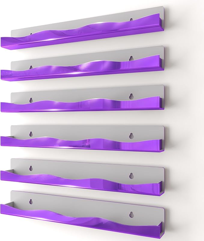 Wall-Mounted Nail Polish Organizer Rack by YMVV