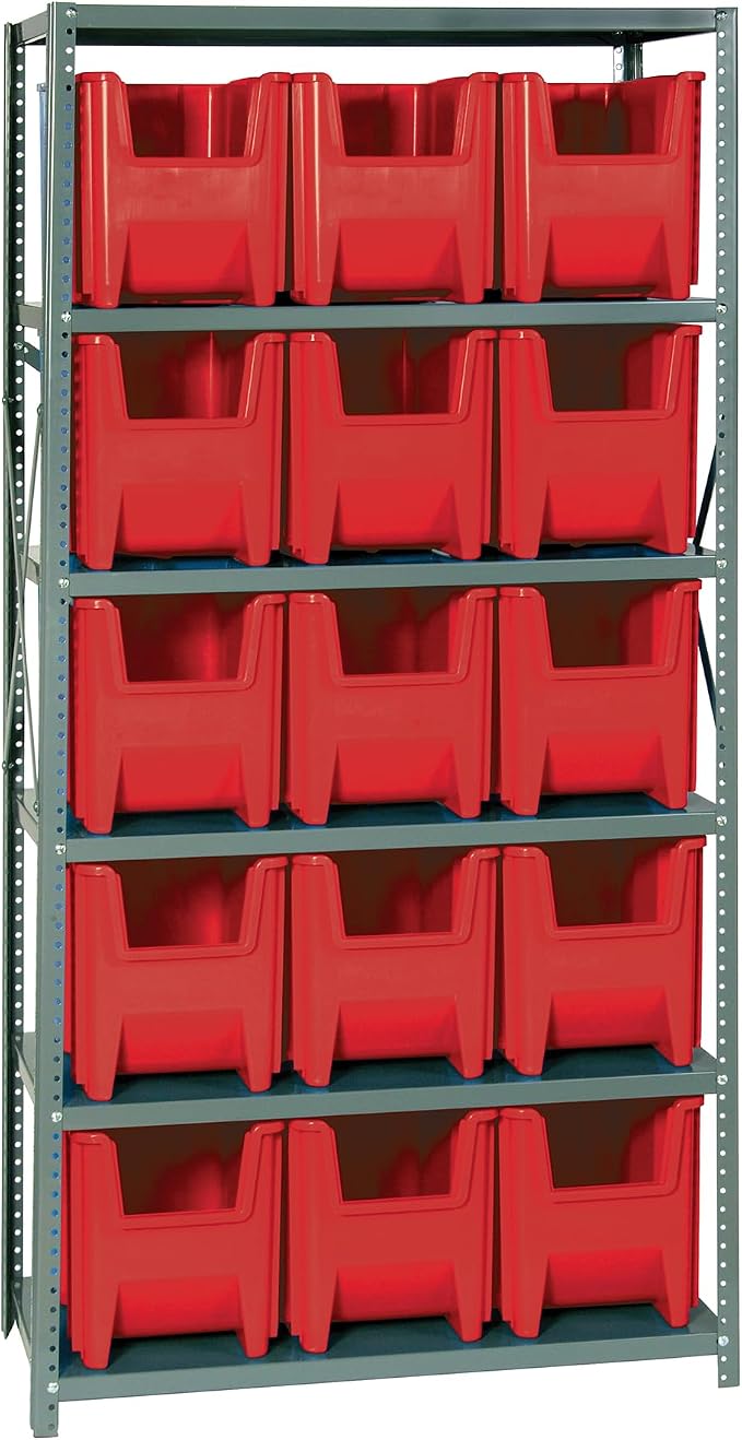 Quantum Storage Systems QSBU-600RD Solid Heavy Duty 6 Shelves 15 Giant Stack by QuantumStorageSystems