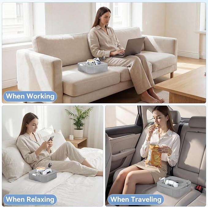 Couch Cup Holder Pillow, Couch Caddy - Image 5