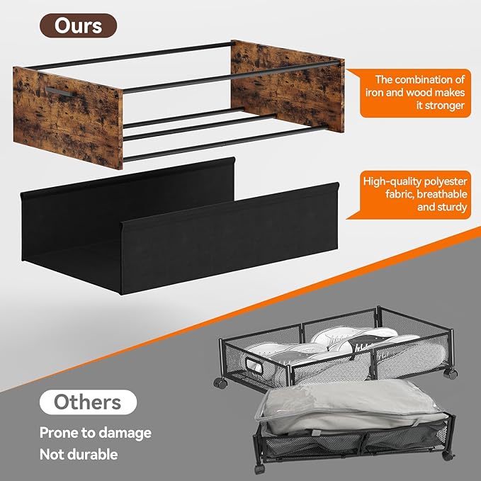 FOUCSSOMEI Under Bed Storage - Image 5