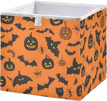 Pumpkin Bats Closet Organizers Storage Cubes Storage Bins Shelf Baskets - Image 2