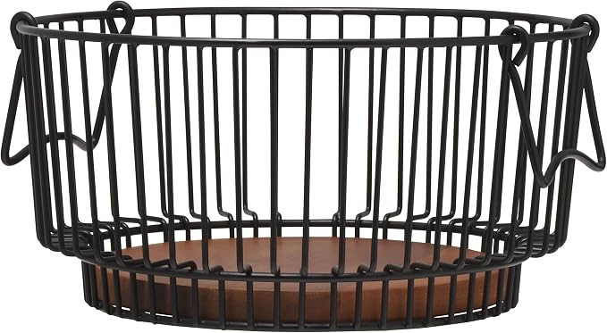Gourmet Basics by Mikasa Ashford Centerpiece Wire Basket - Image 6