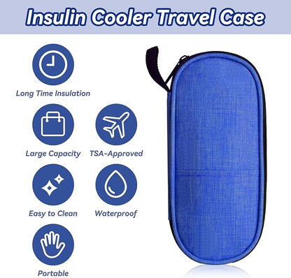 Insulin Cooler Travel Case, Medication Diabetic Cool Organizer Bag - Image 7